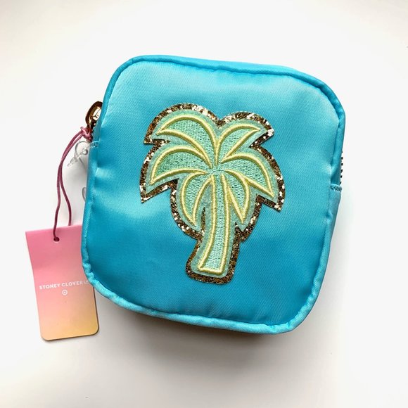Stoney Clover Palm Tree Patch Mini Pouch - Picture 1 of 3